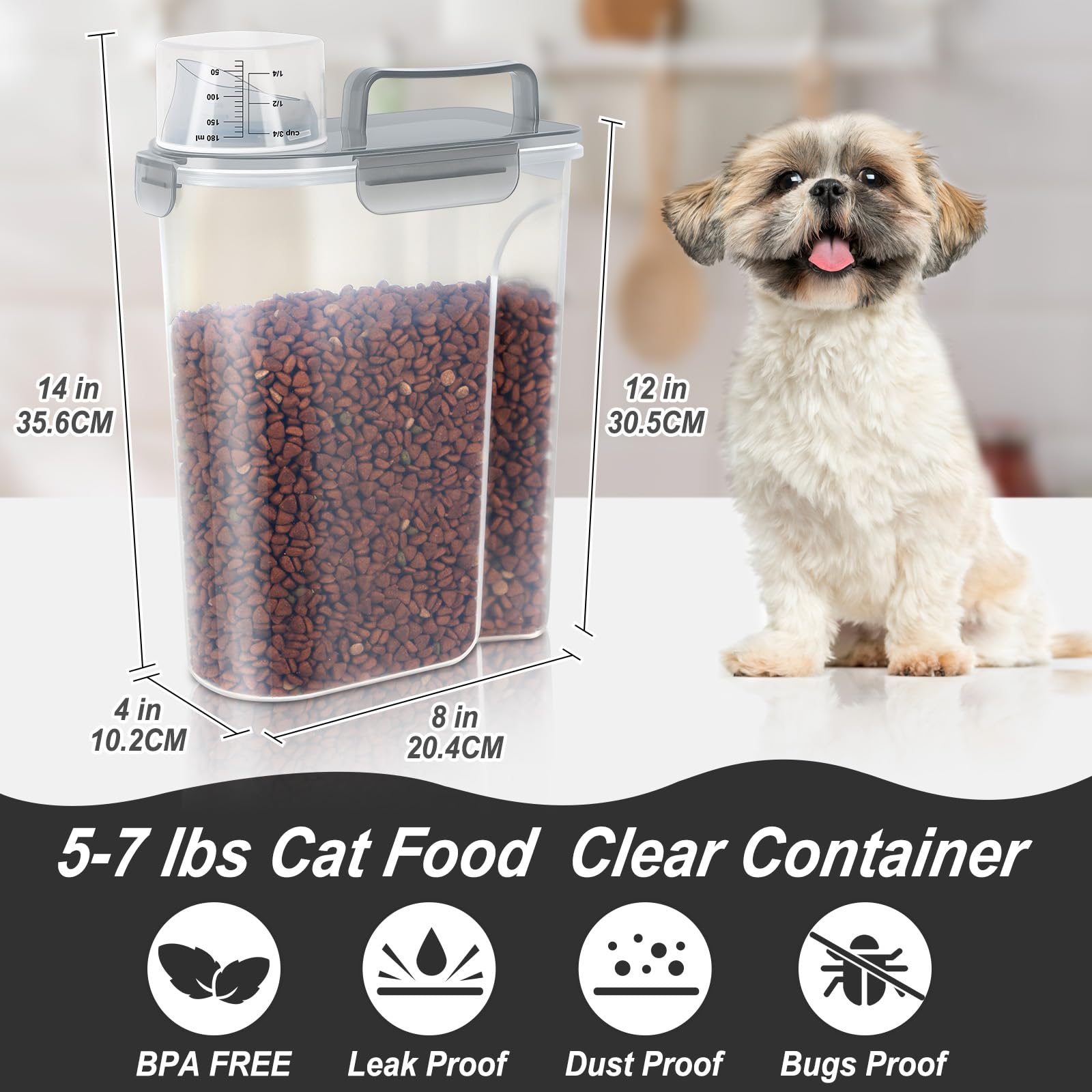 LEAWALK measuring cup included for precise portioning