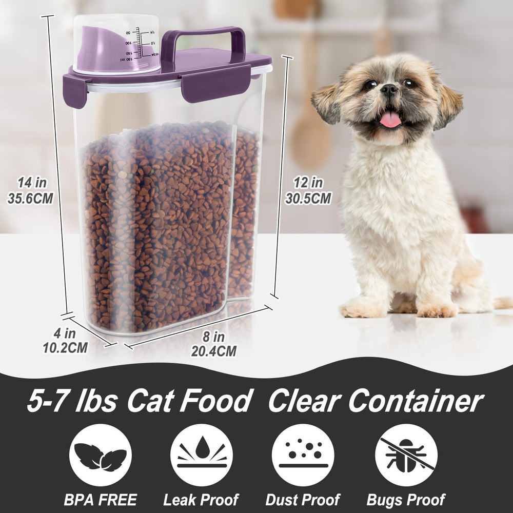 LEAWALK pet food storage suitable for dog, cat, and bird needs