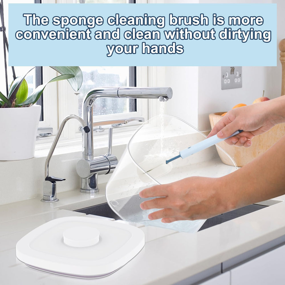 LEAWALK sponge cleaning brush for quick, easy cleanup