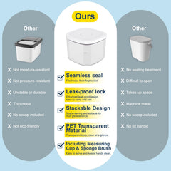 LEAWALK thickened silicone seal preserves freshness with airtight performance