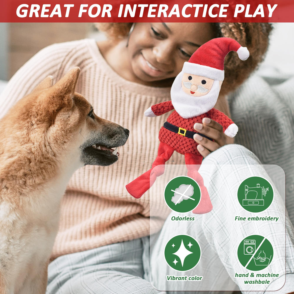 LECHONG squeaker and crinkle interior close-up, boosts alertness during play