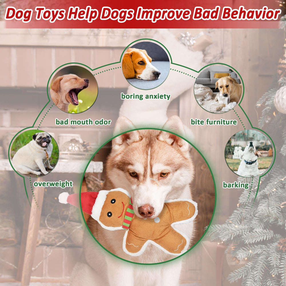 LECHONG Christmas tree toy close-up, ideal for daytime play and squeaks