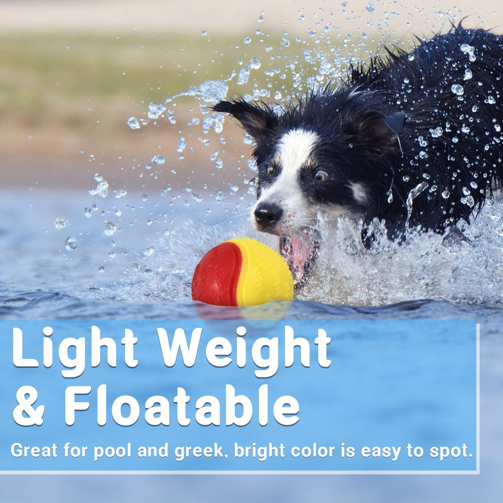 LECHONG high-bounce dog ball in action during playful sessions.