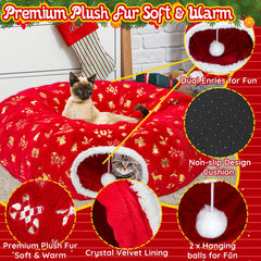 LECHONG dual toy ball entrances stimulate hunting instincts and curiosity