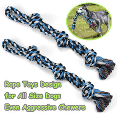 LECHONG heavy-duty rope toy built to withstand aggressive chewers during games