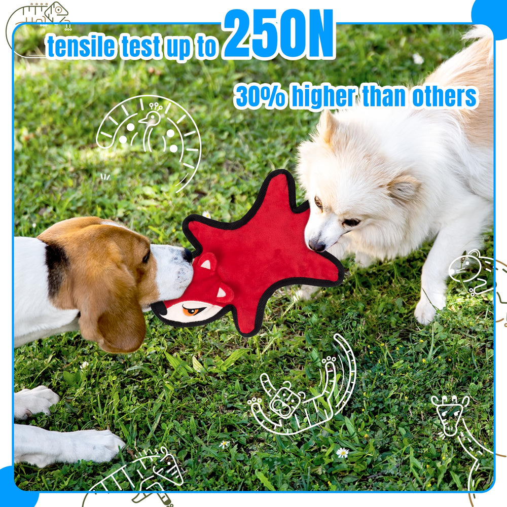 LECHONG fox glow toy with squeaker and crinkle sounds