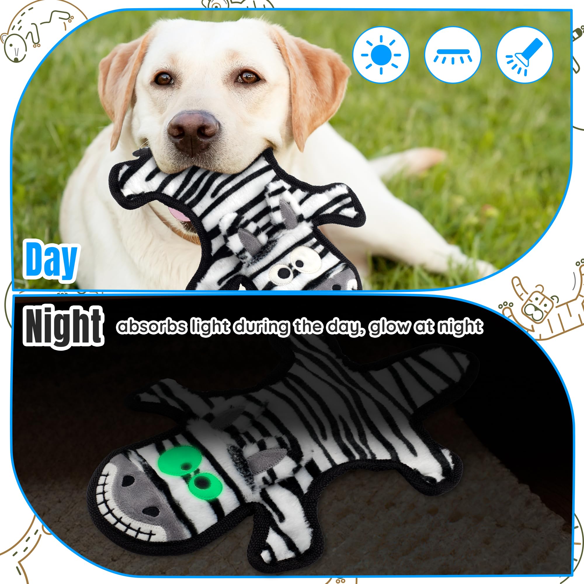 LECHONG tiger glow toy brightens night play with glowing eyes