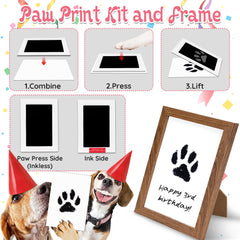 LECHONG paw print ink pad enables mess-free memory keepsakes