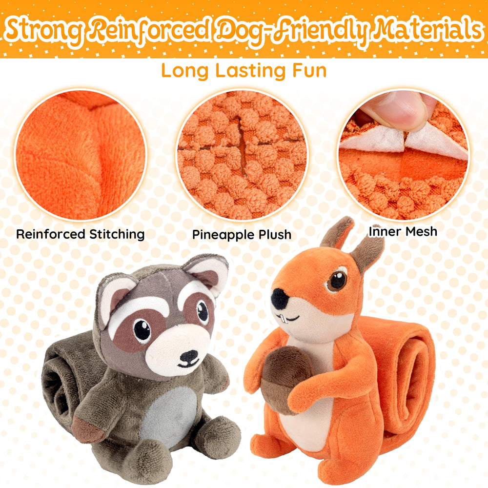 LECHONG plush dog toy ready for hours of activity and bonding.