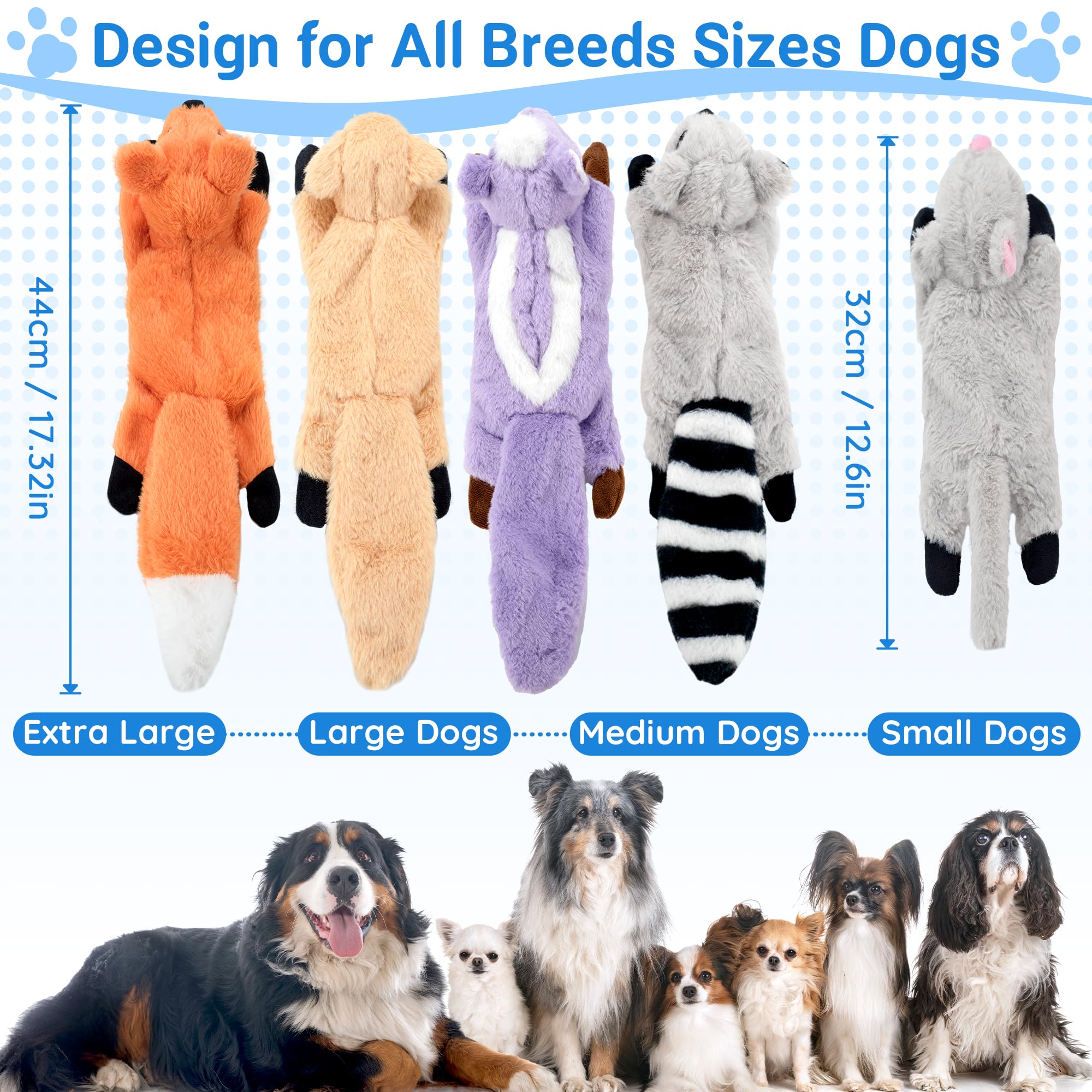 LECHONG stuffless dog toy treat-pocket closeup highlights built-in rewards for foraging.