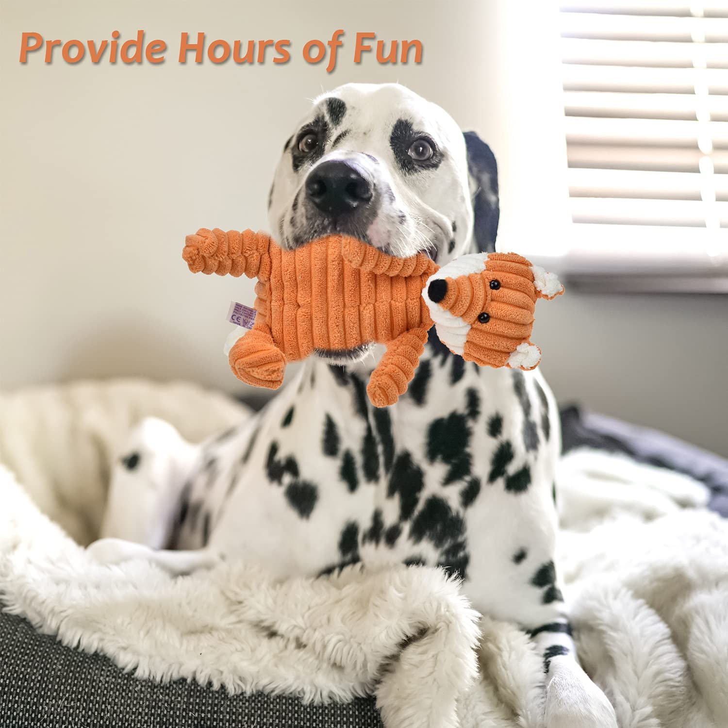 LECHONG tortoise plush toy squeaky provides slow, engaging play sessions