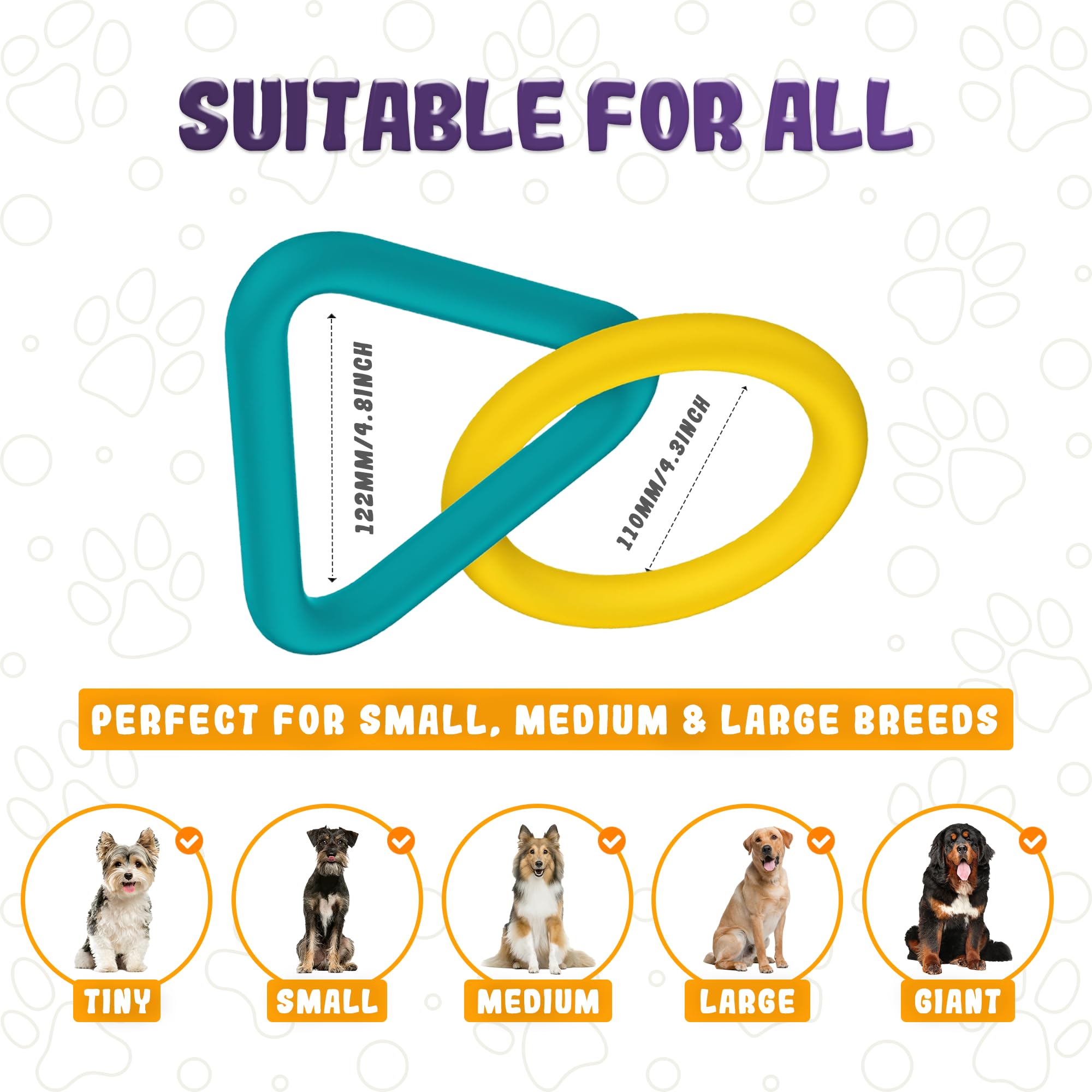 LEE BONBON Tug of War Dog Toy in-hand shows versatility for training and interactive play.