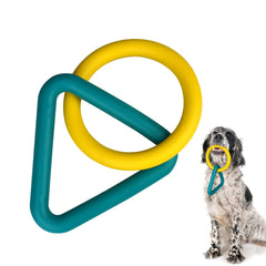 LEE BONBON Tug of War Dog Toy closeup rope texture aids teething and bite control.