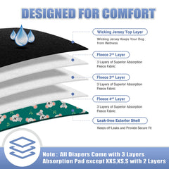 Leekalos adjustable-closure belly wrap secures without tugging fur.