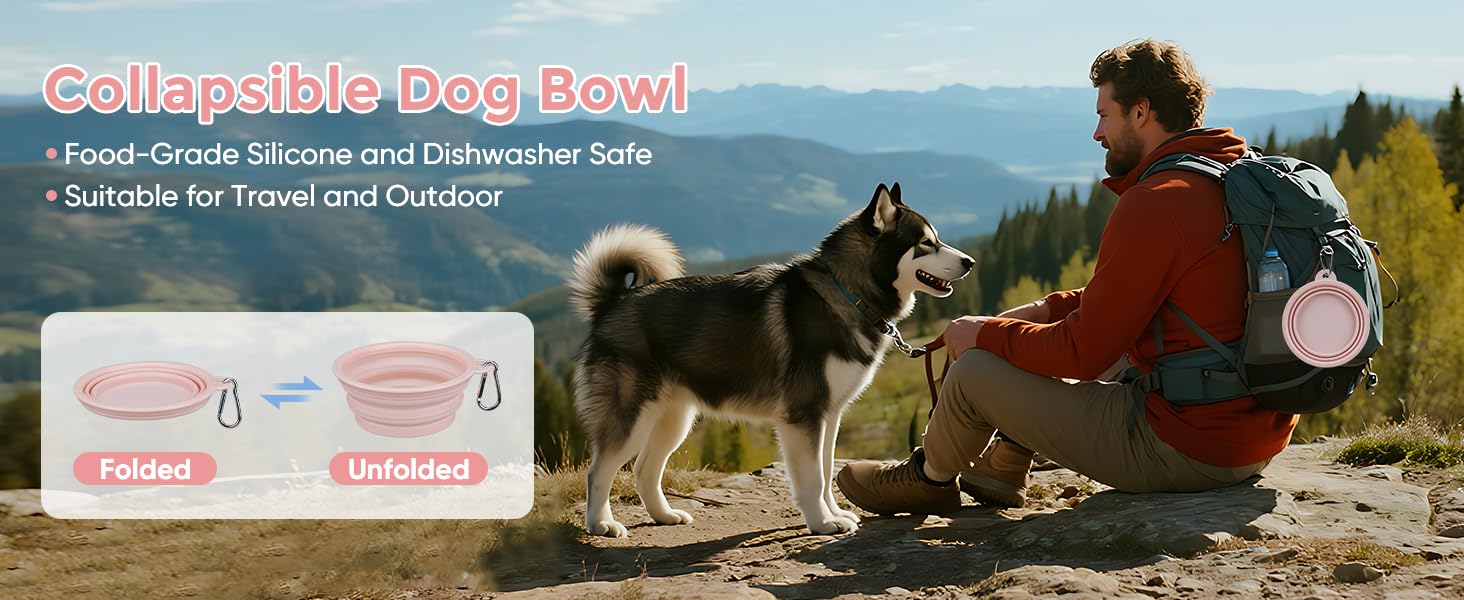 LeeRound two-color bowls support wet-dry separation during travel or meals