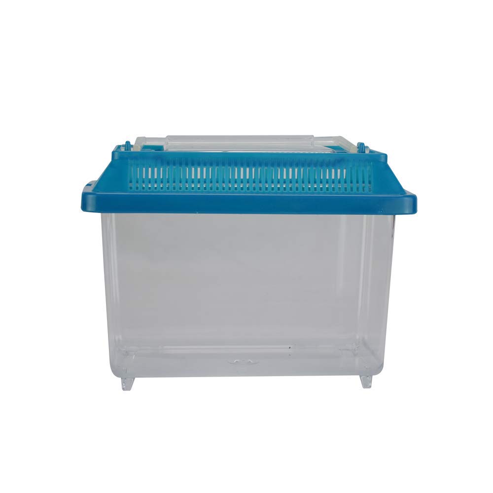 Lee's Kritter Keeper mini rectangle hinged viewer for easy feeding and viewing.