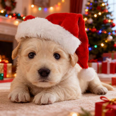 Leewjed cat christmas santa hat on a cat showcases cute holiday outfit.