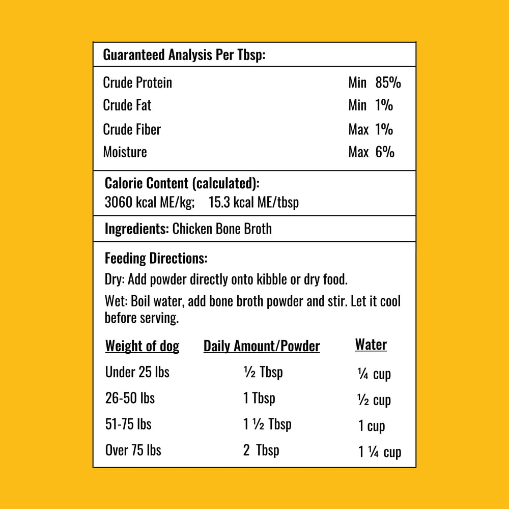 Left Coast Performance bone broth powder measuring spoon for easy portion control.