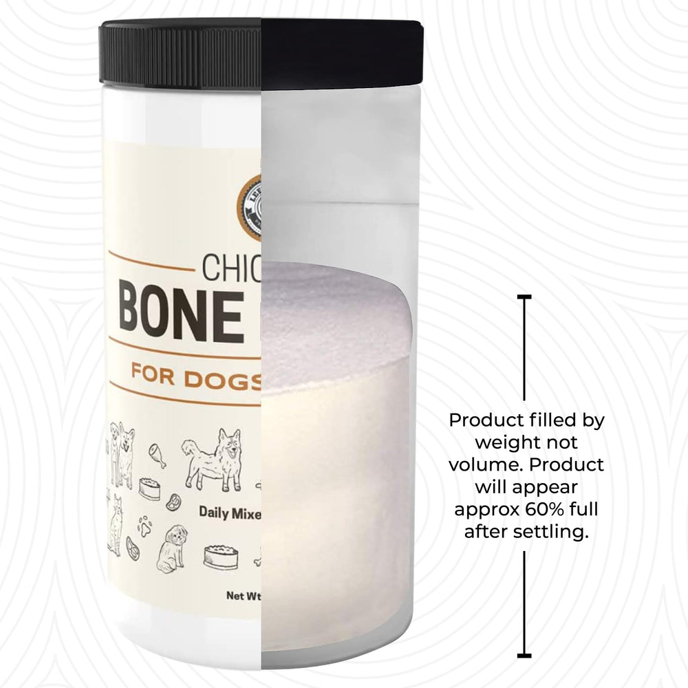 Left Coast Performance bottle shows human-grade, slow-cooked broth for pets.