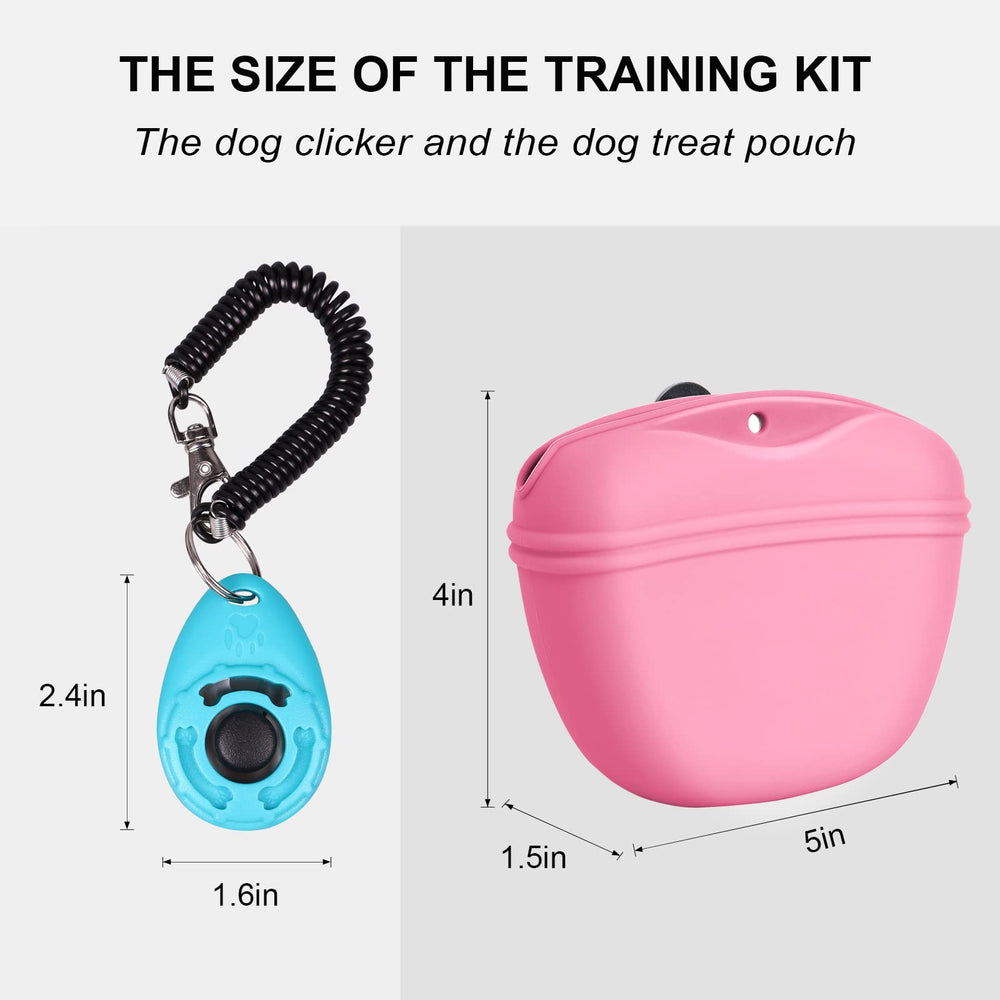 Left&Right blue clicker included for precise training cues.