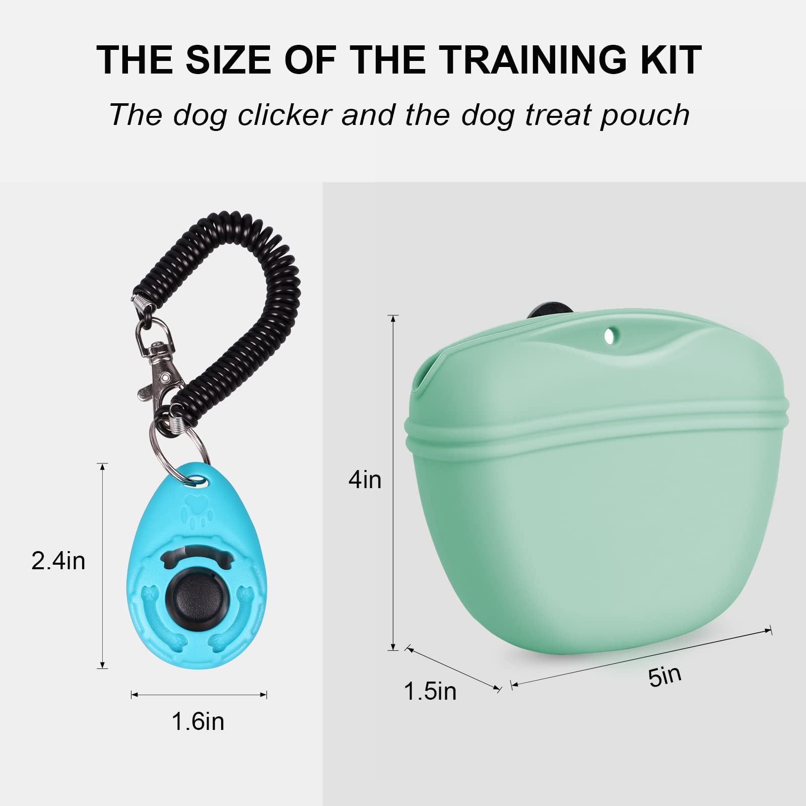 Left&amp;Right silicone dog treat pouch close-up showing food-safe silicone and easy access.