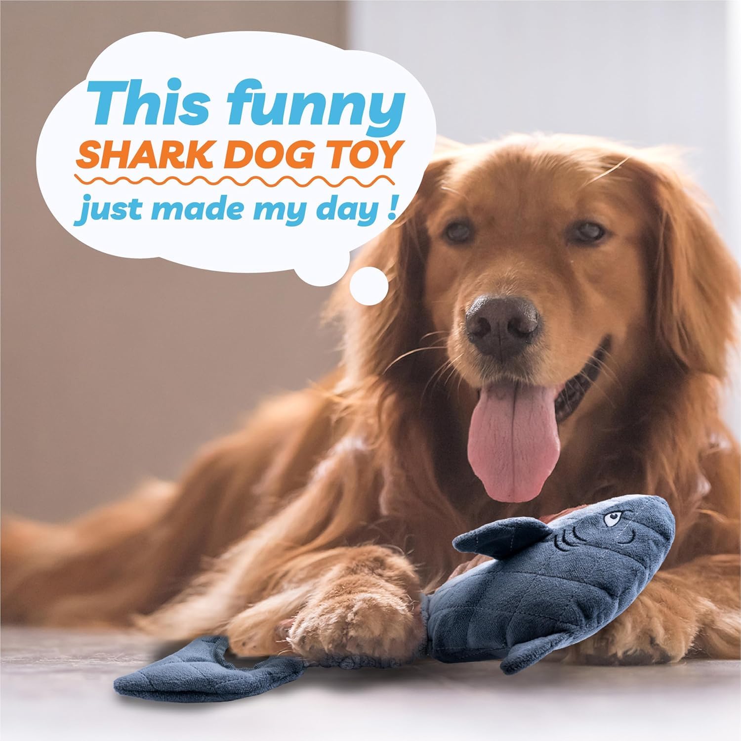 Legend Sandy pineapple-plaid cotton fabric helps clean teeth while maintaining chew-friendly design.