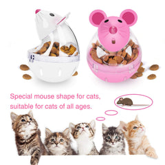 Legendog cat slow feeder ball transparent tank helps locate treats during play.
