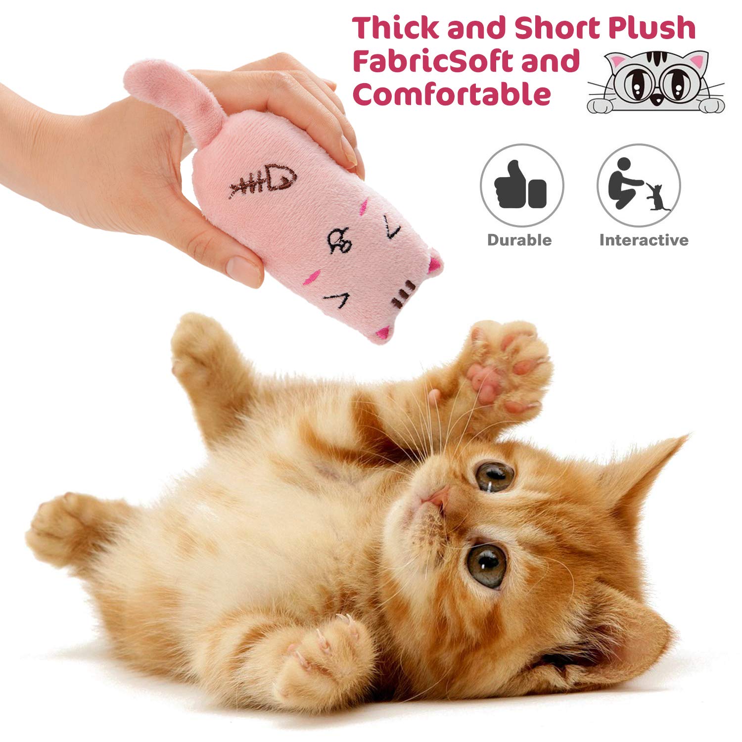Legendog catnip toy mice red promotes interactive fetch and boredom relief.