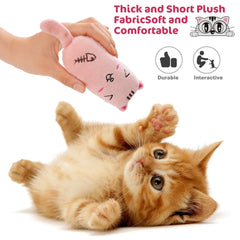 Legendog catnip toy mice red promotes interactive fetch and boredom relief.