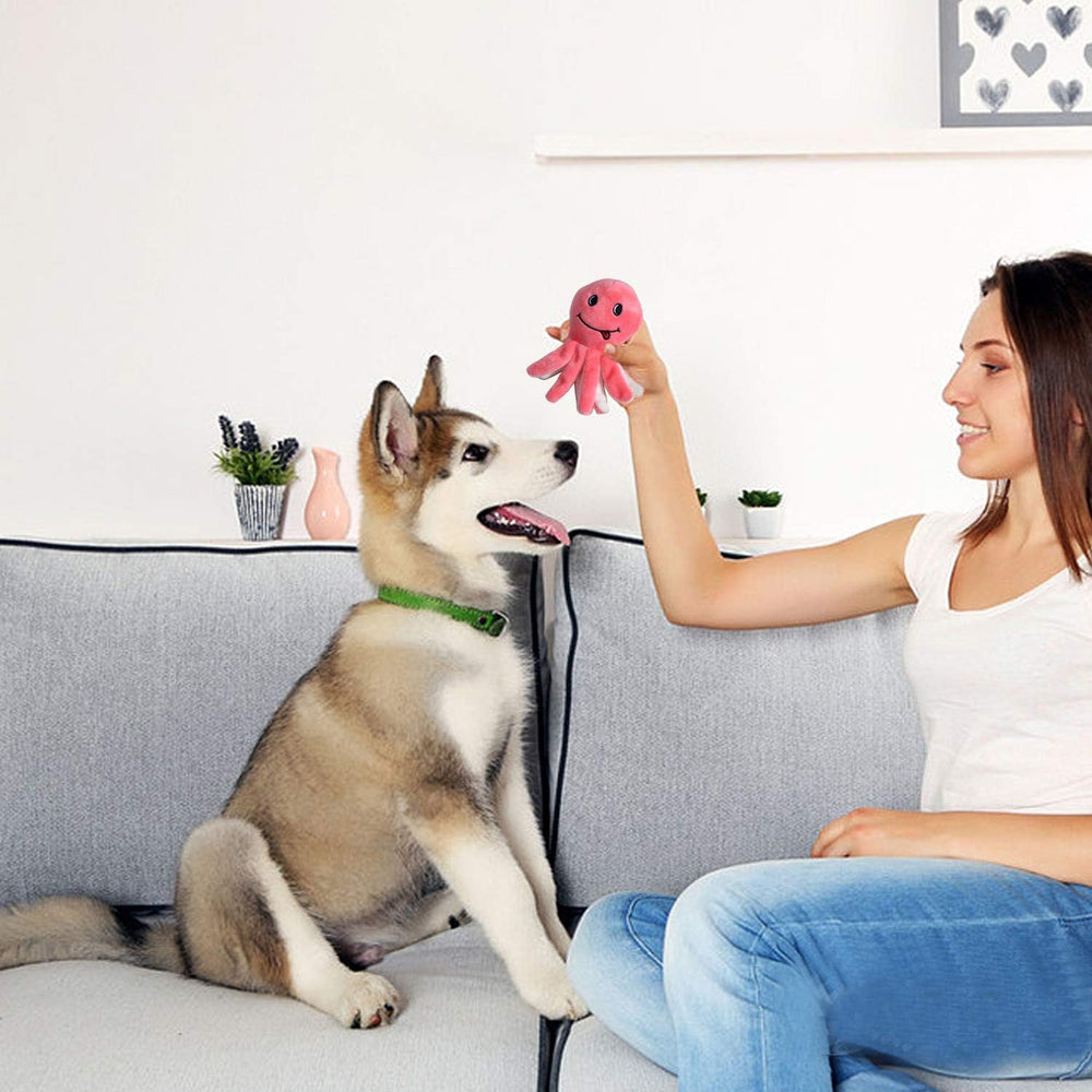 LEGEND SANDY octopus squeaky dog toy – versatile playtime