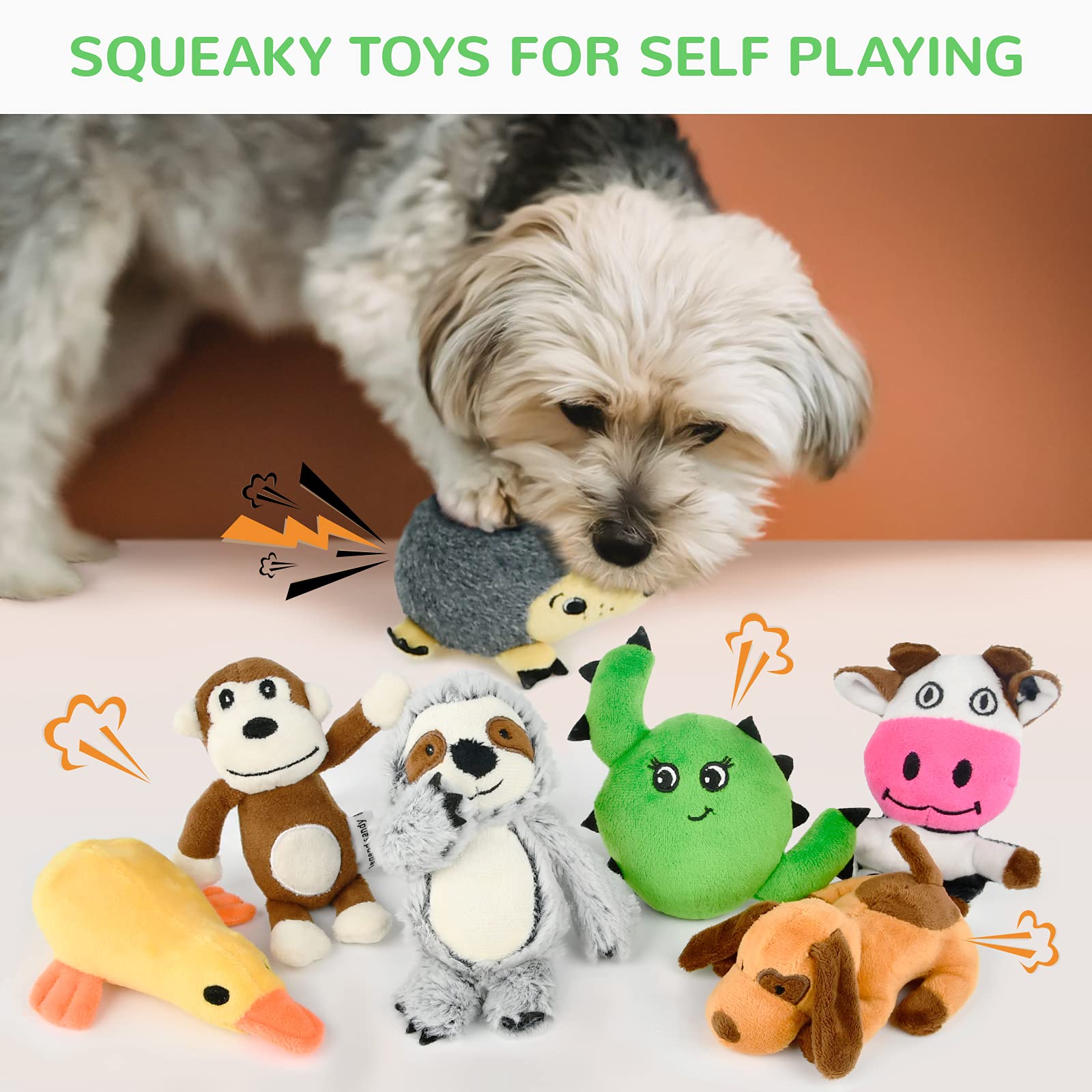 LEGEND SANDY squeaky cactus toy adds variety and curiosity during indoor adventures