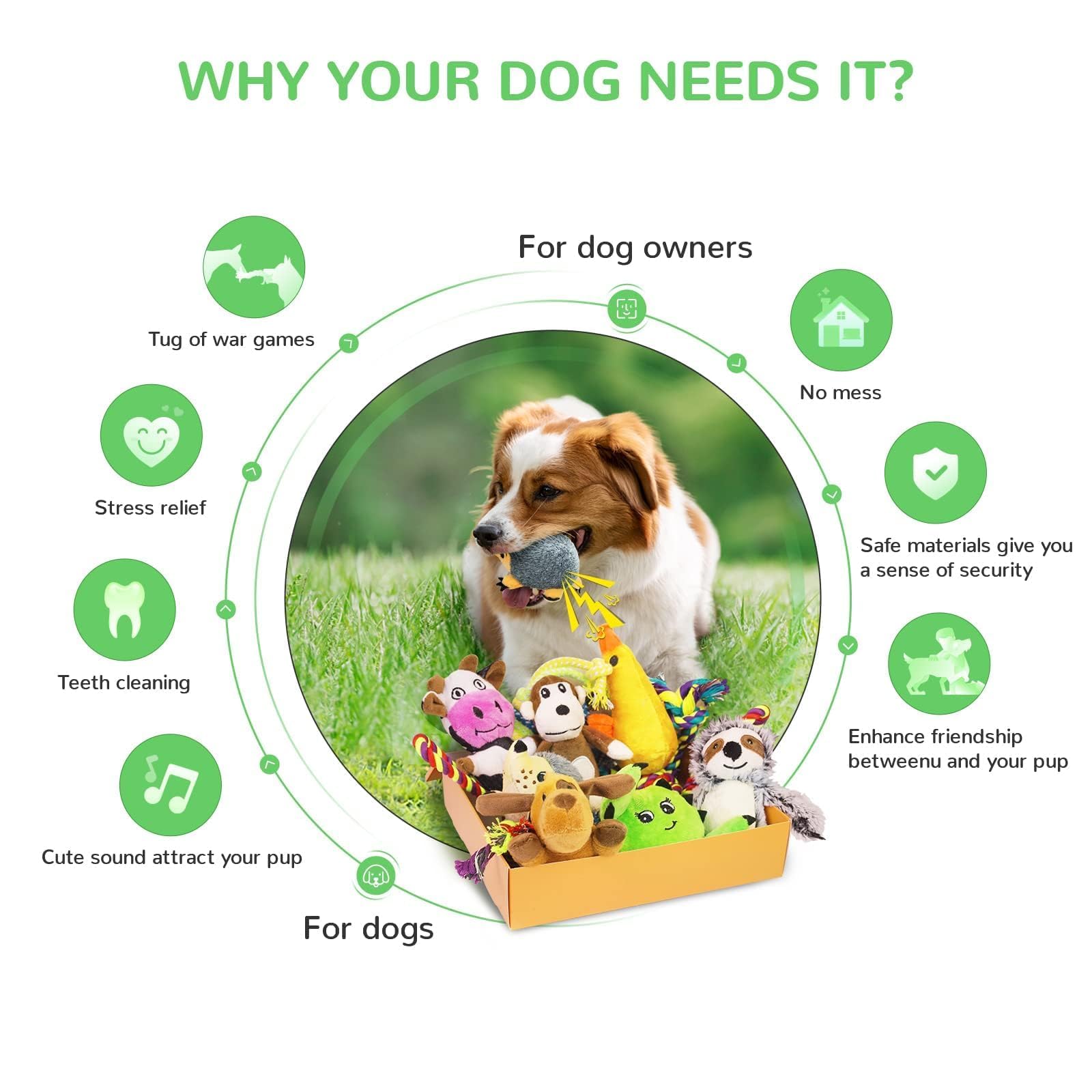 LEGEND SANDY squeaky monkey toy invites tossing and fetching, boosting active play sessions