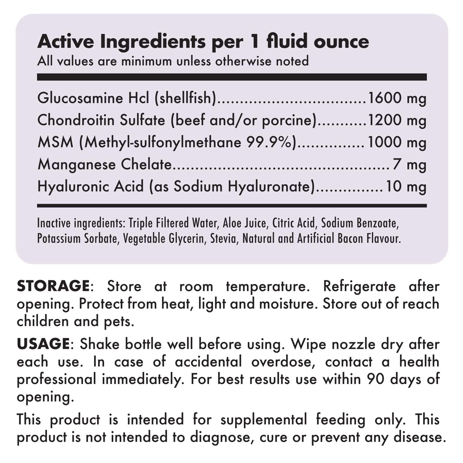 LEGITPET liquid supplement stirred into dog food for flavor and ease.