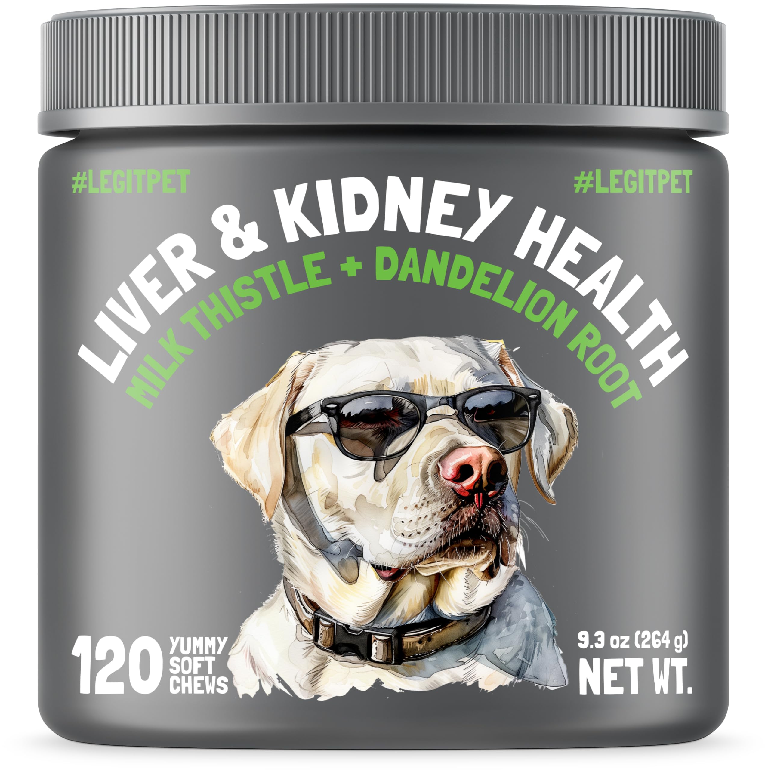 LEGITPET liver-kidney-soft-chews closeup, glossy texture for daily canine support.