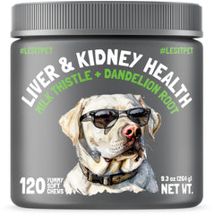 LEGITPET liver-kidney-soft-chews closeup, glossy texture for daily canine support.