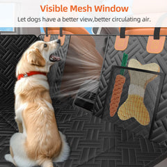 LEHNI back seat extender hard bottom plate adds stable support for larger dogs.