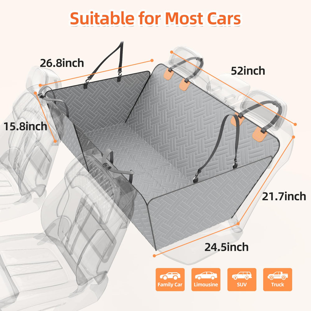 LEHNI mesh vision window improves air flow and reduces dog anxiety.
