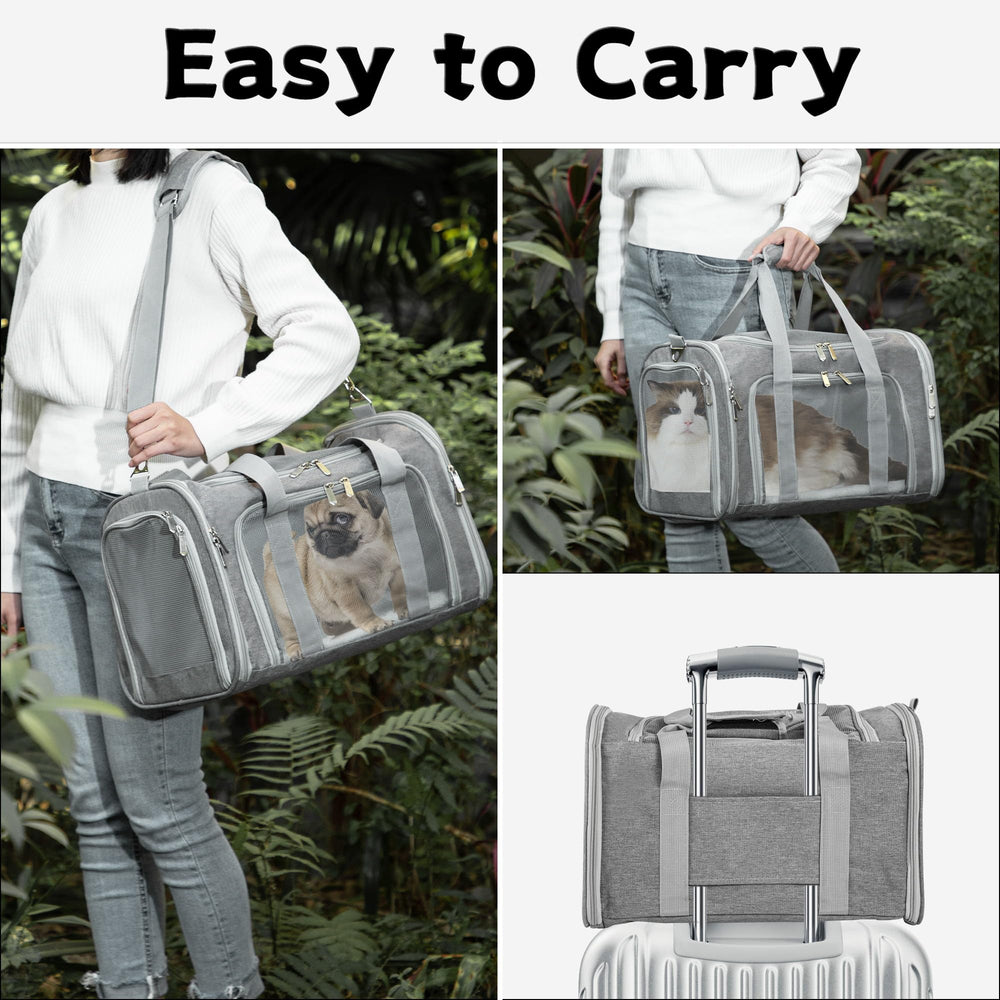 LEHNI carrier with adjustable shoulder strap for hands-free transport