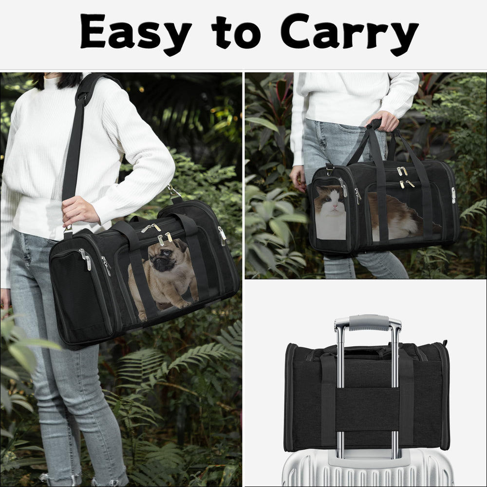 LEHNI folded-flat carrier shows compact storage and portability when not in use.