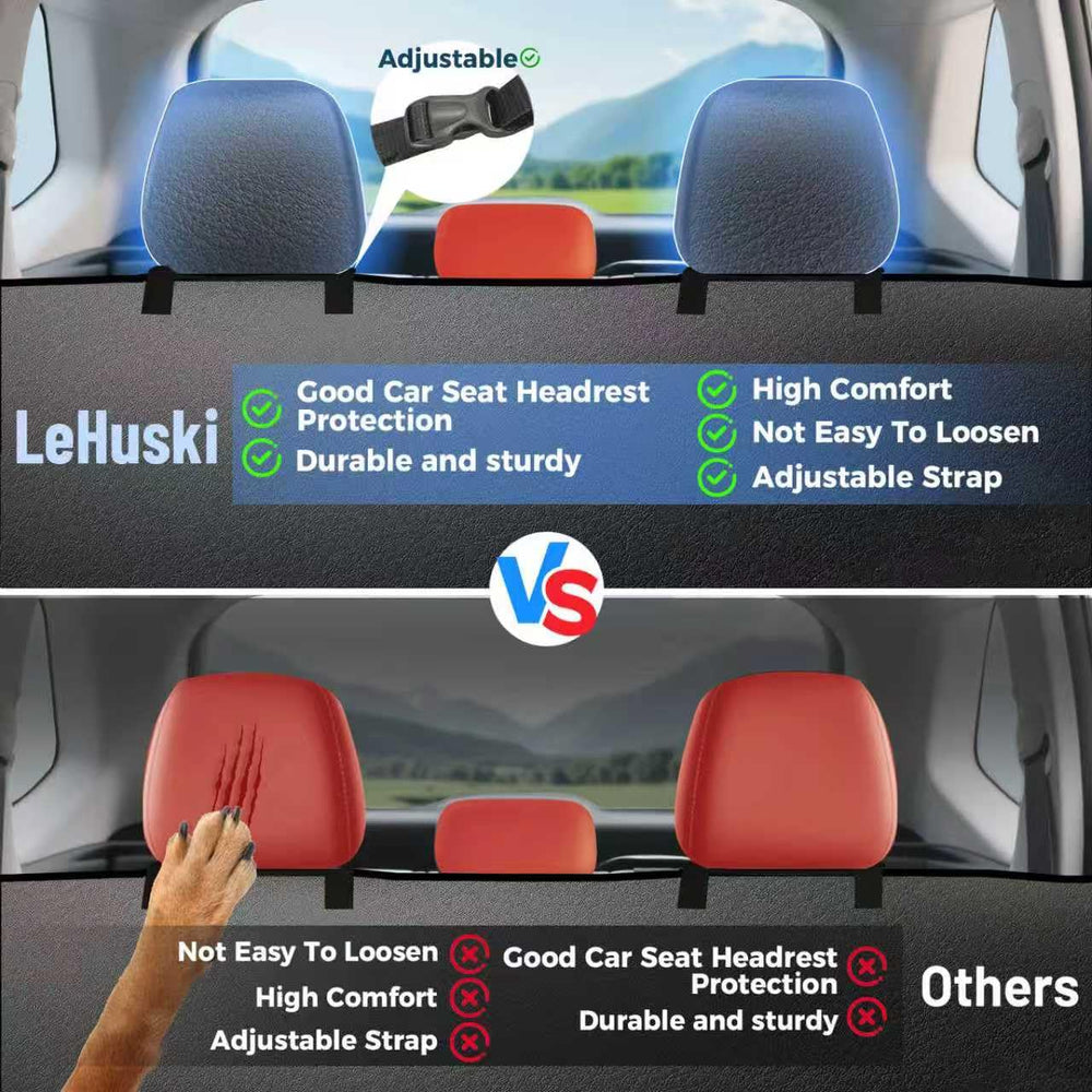 LeHuski breathable mesh window reduces pet anxiety by letting them see outside