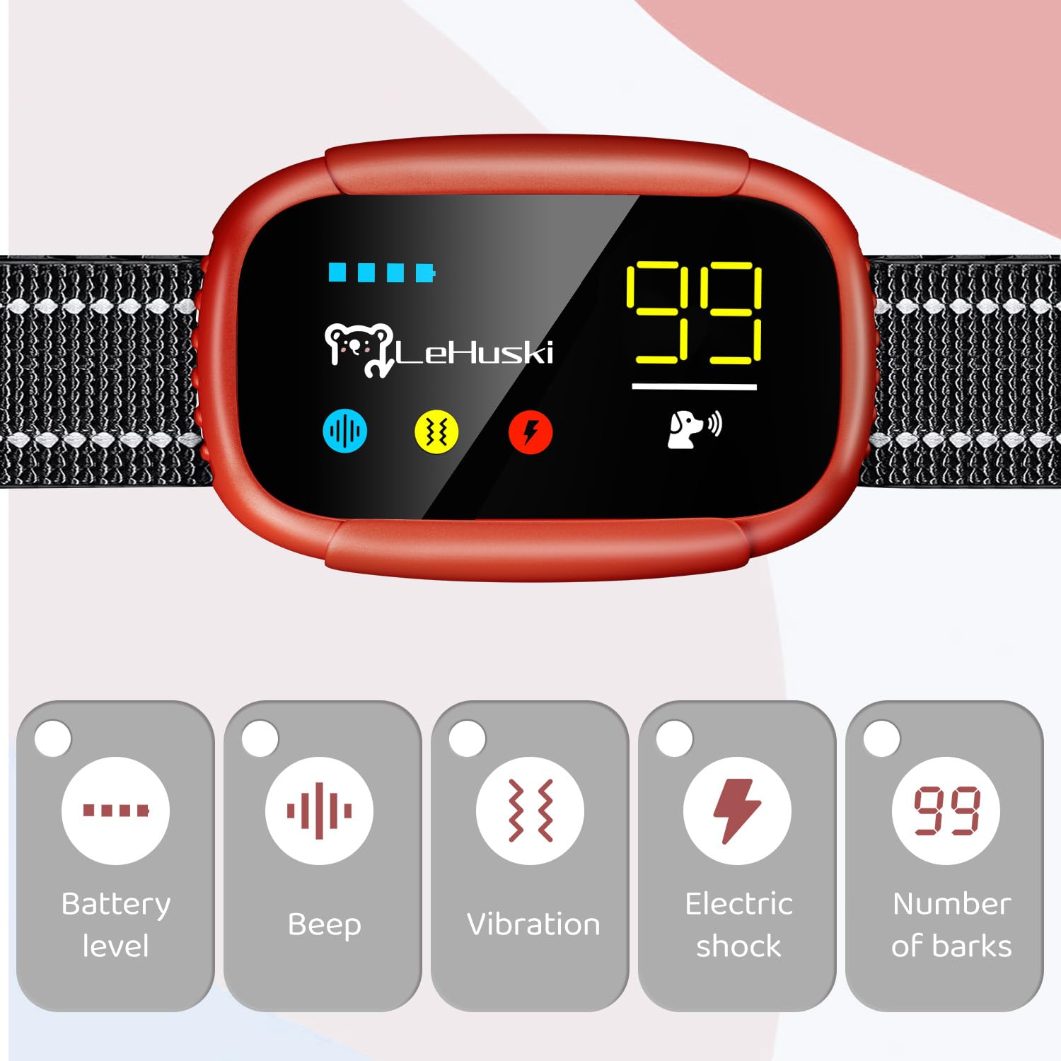 LeHuski remote transmitter for precise training control