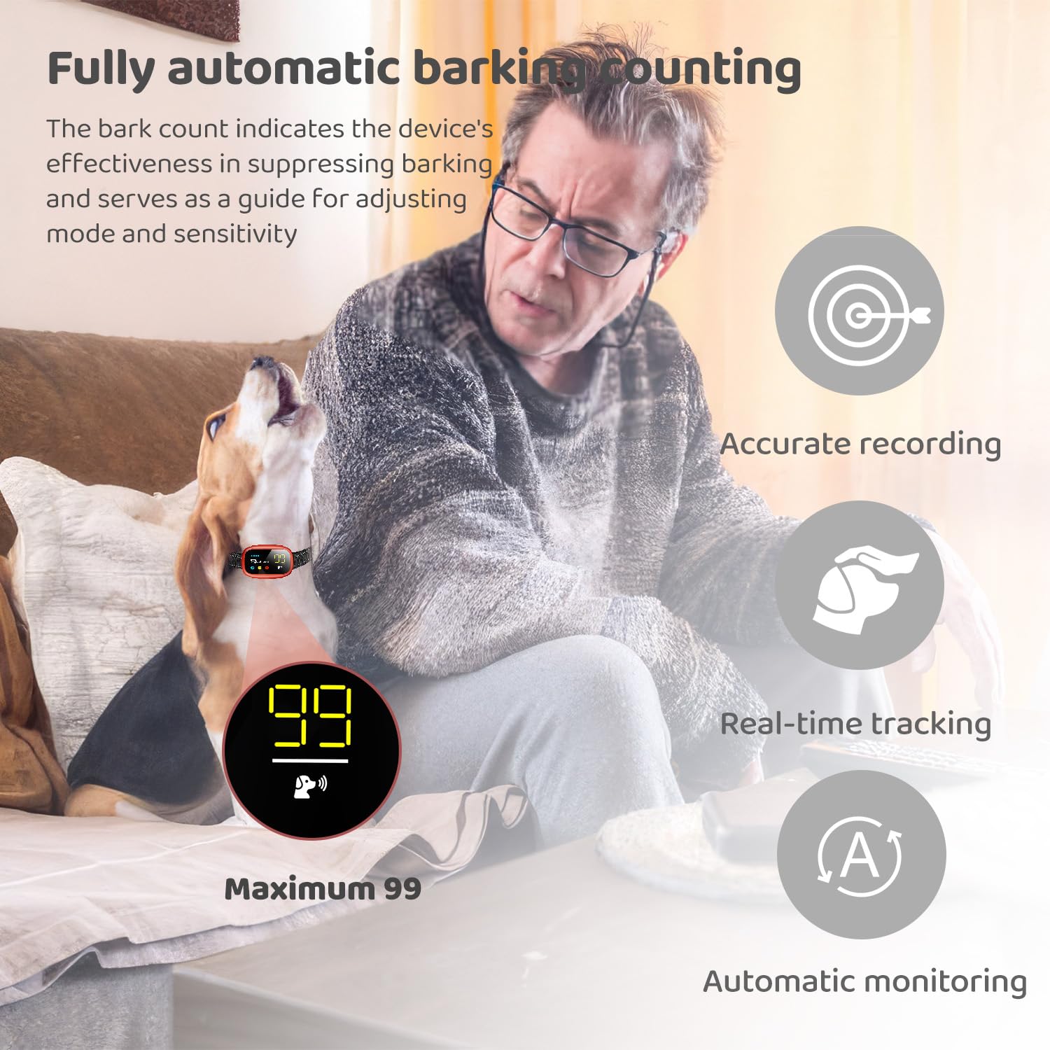 LeHuski smart bark monitor tracks barking trends for better training