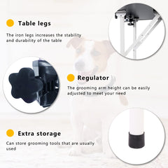LEIBOU waterproof surface cleans quickly after grooming sessions