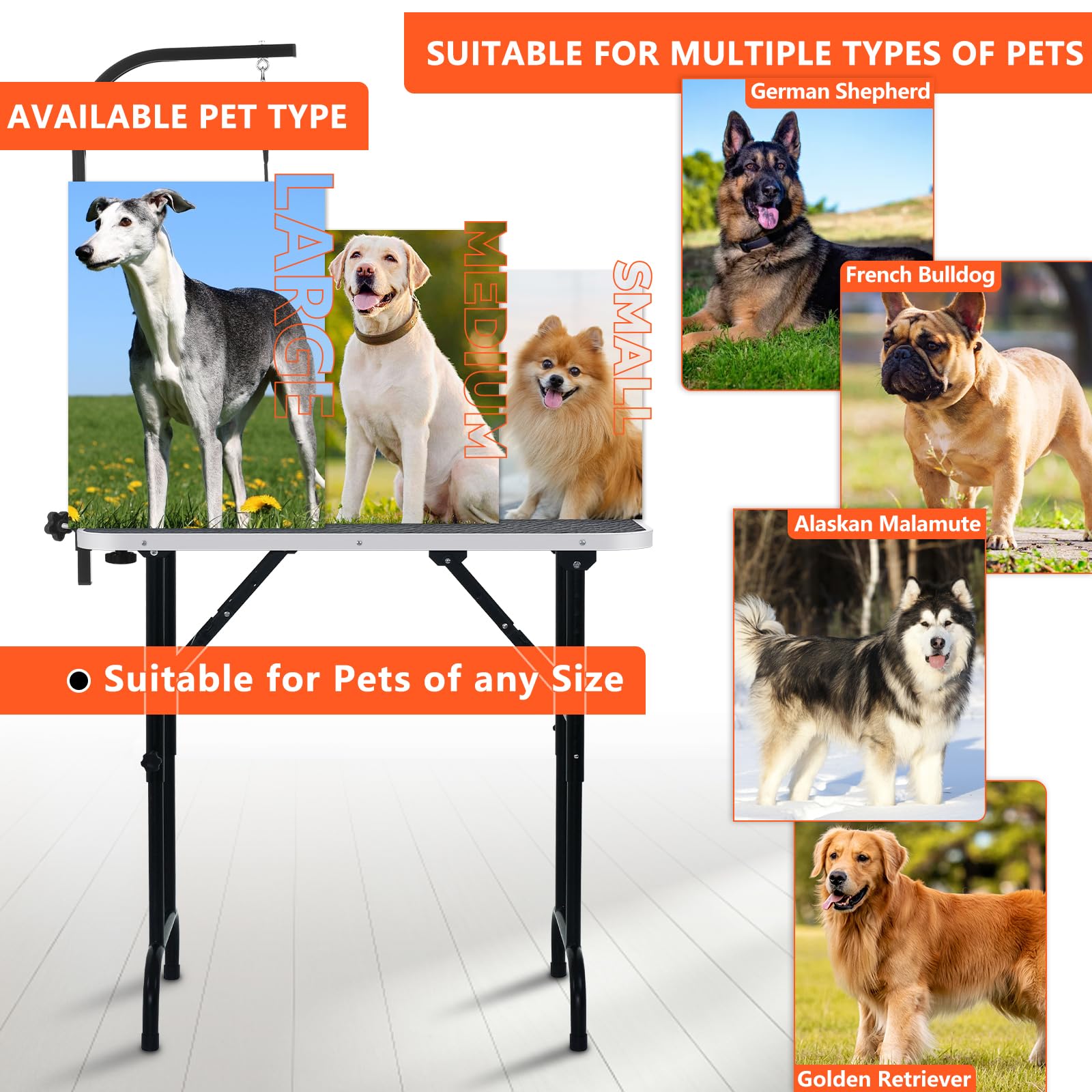 LEIBOU rounded corners reduce pet injuries during grooming