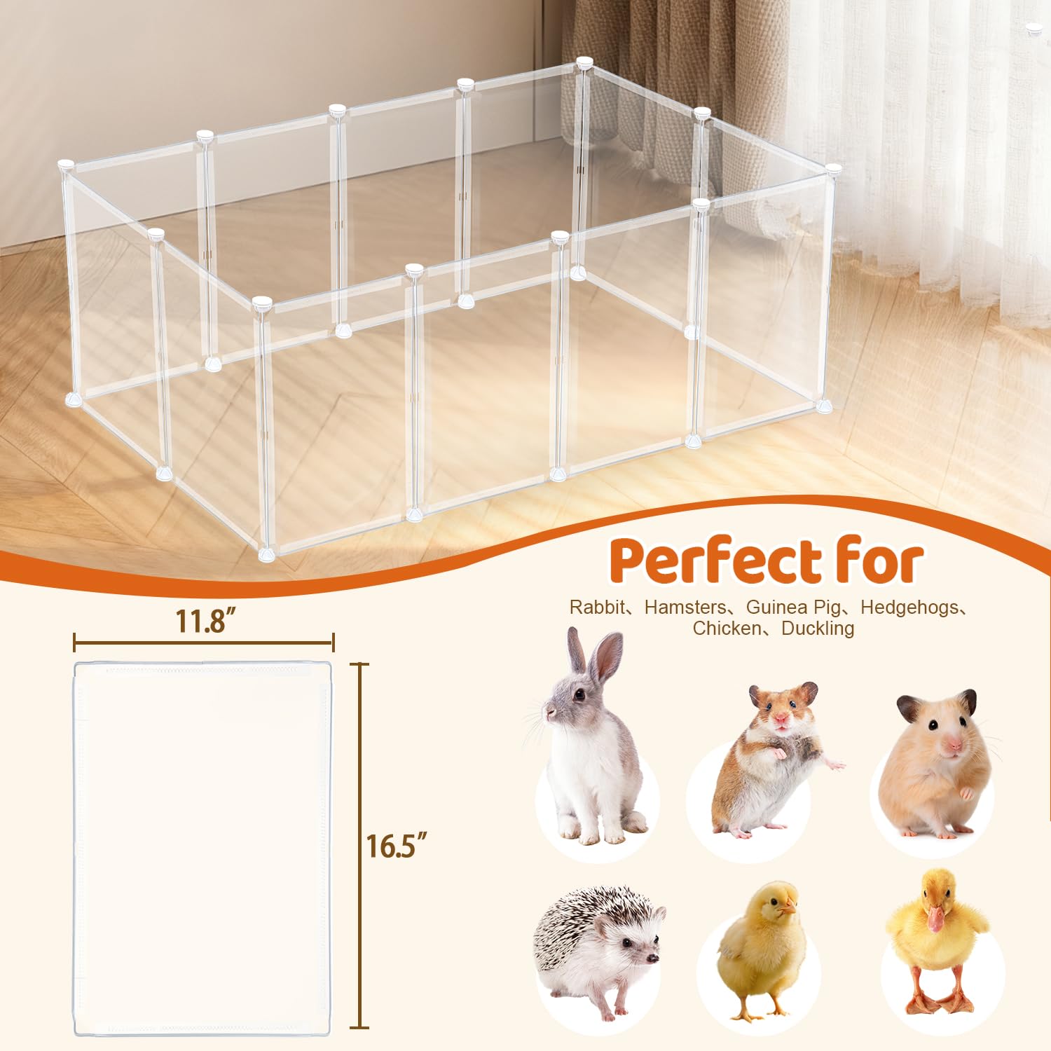 LEICHTEN durable easy-clean playpen keeps a hygienic space between uses.