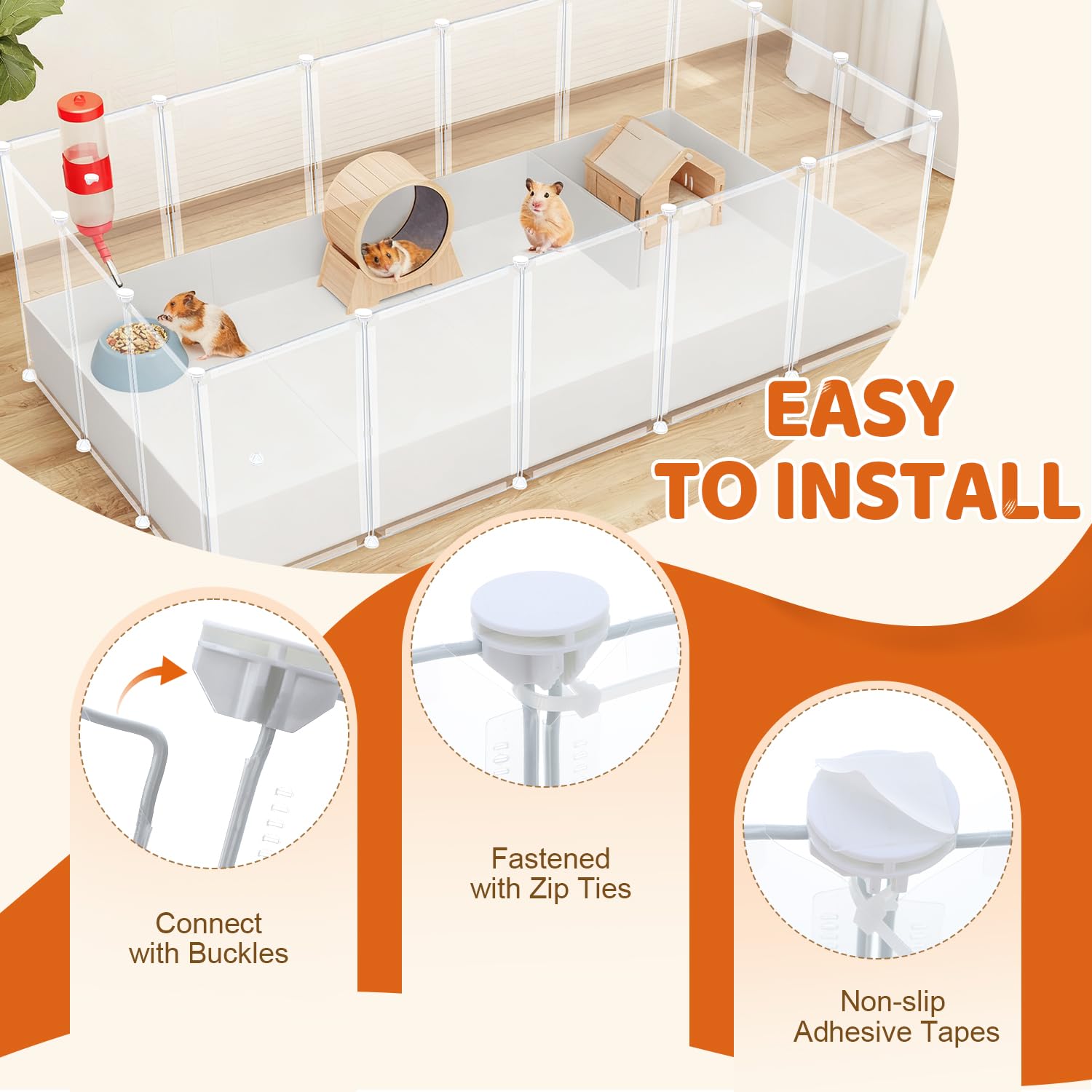 LEICHTEN modular diy playpen adapts to your room layout.