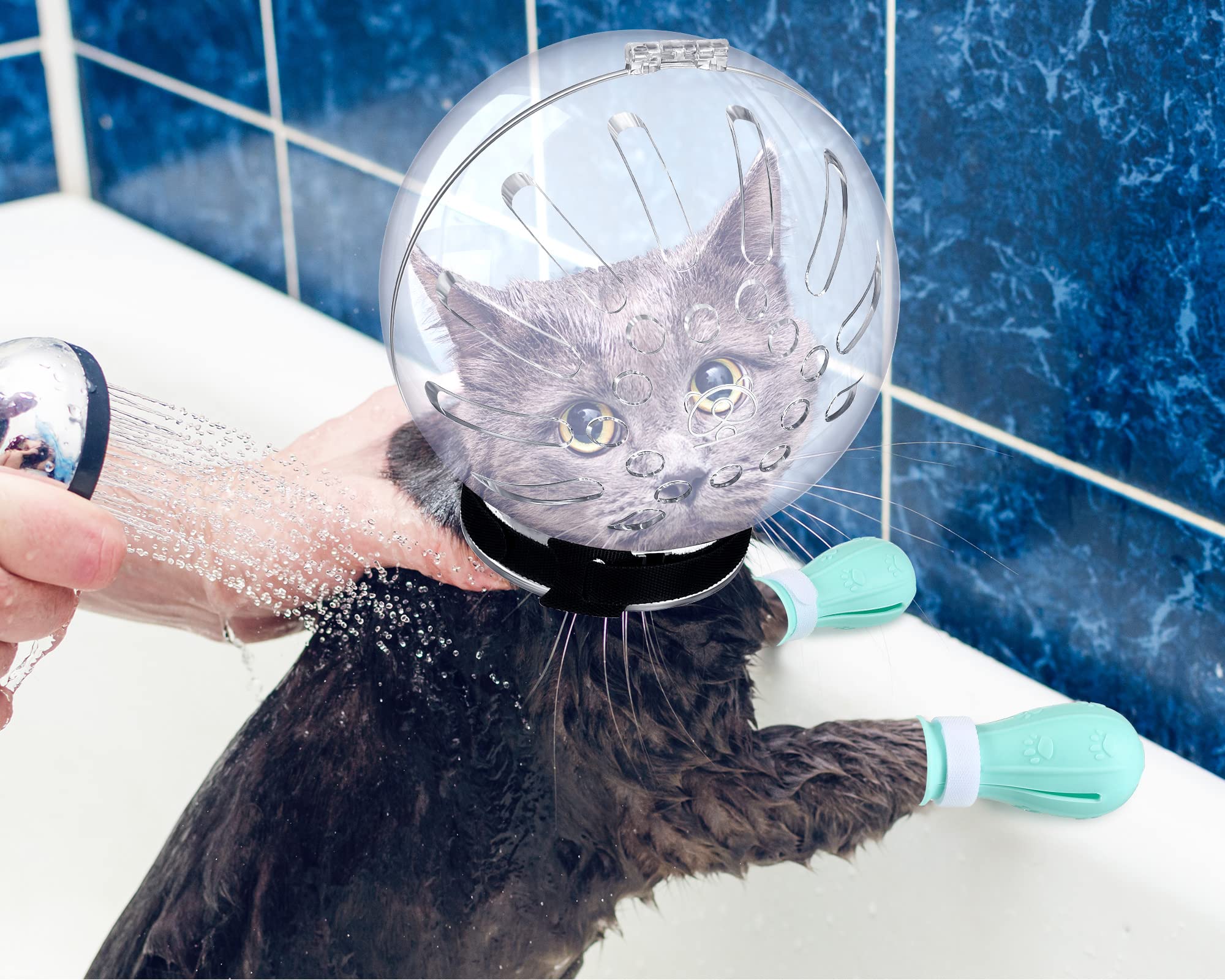 LEIFIDE paw protector aids in safe grooming sessions.