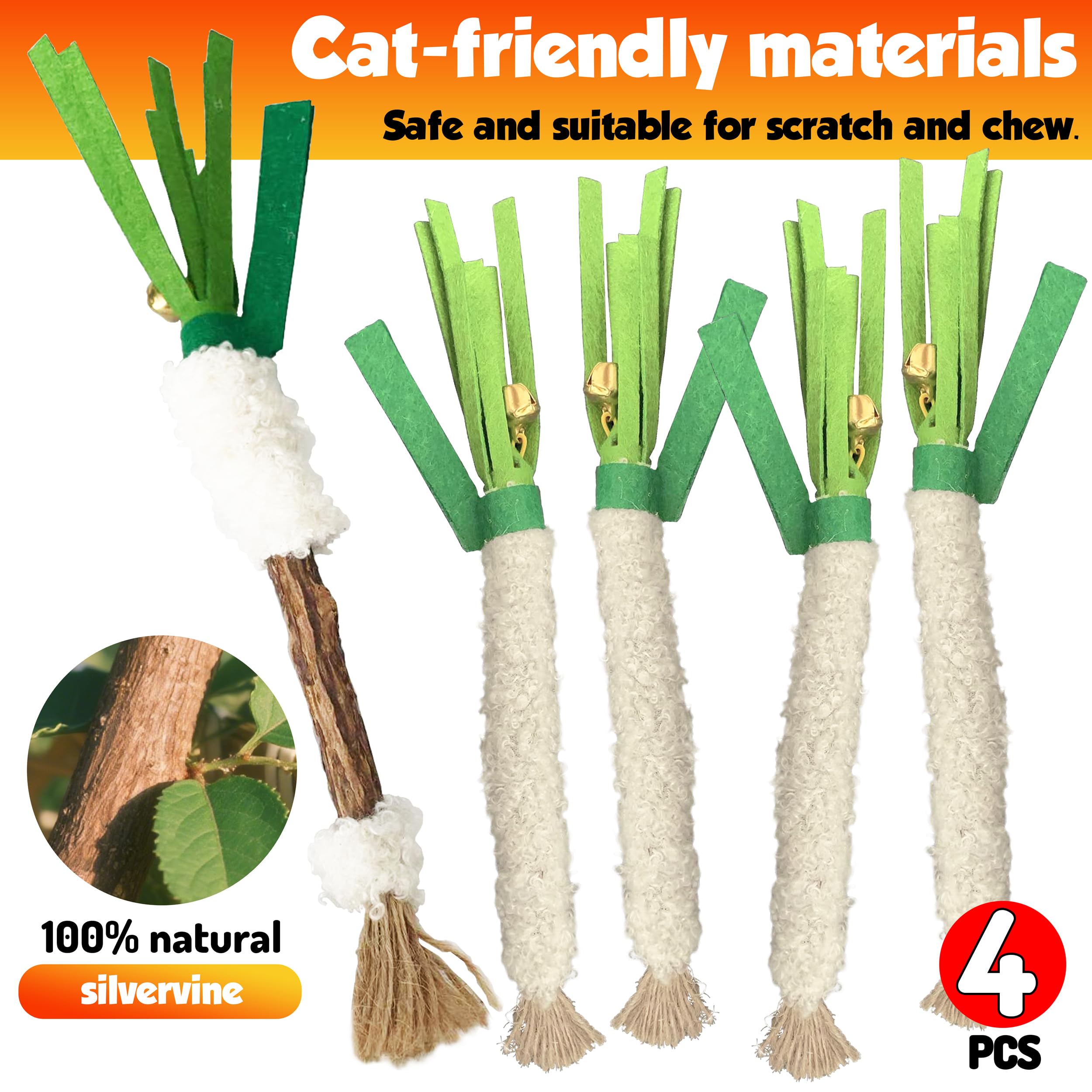 LEKEWPET Catnip Chew Stick teeth-cleaning action shown during playful interaction.
