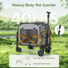 Lekereise stable four-wheel base provides smooth movement on varied surfaces.