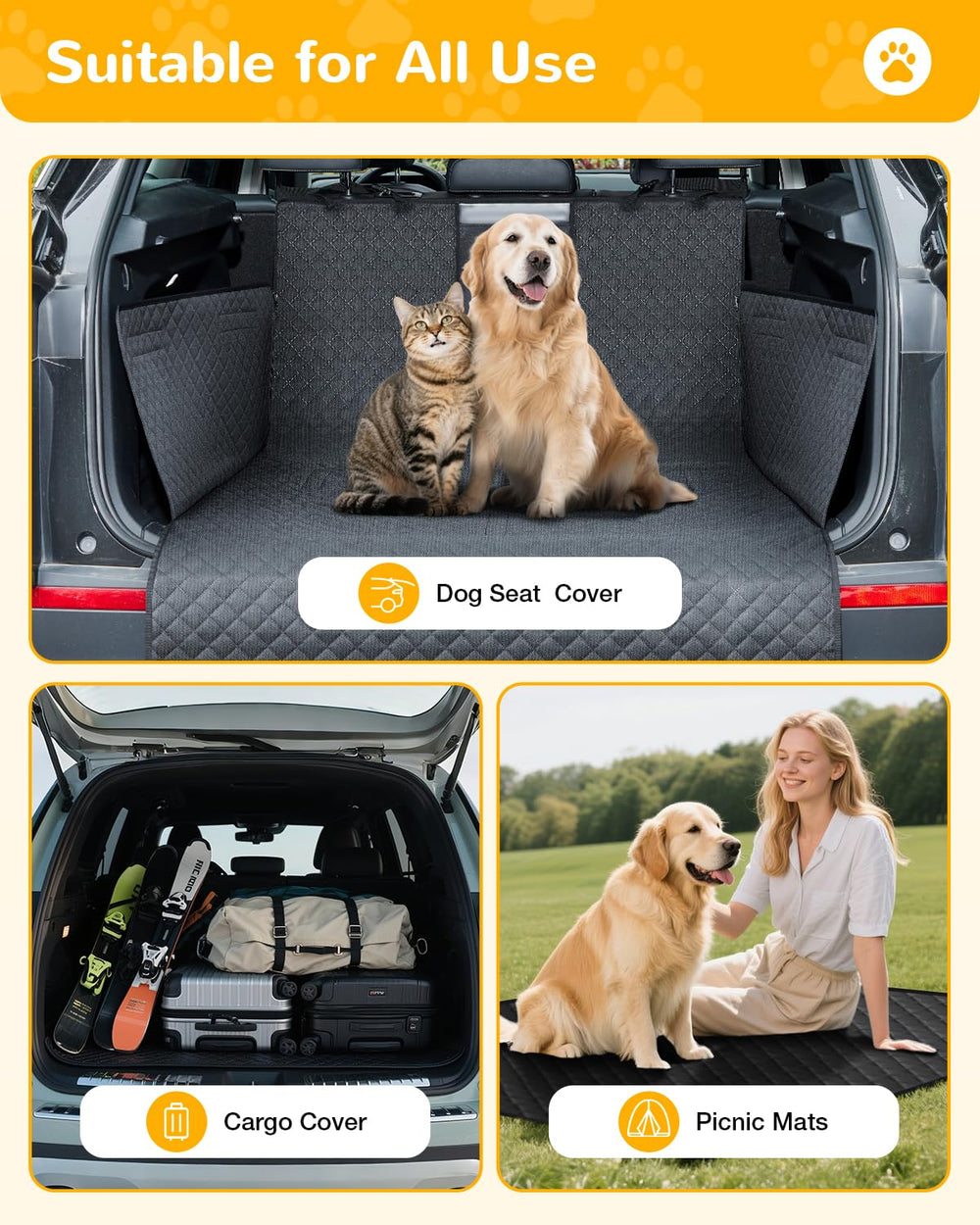 Lekereise SUV Liner fits most sedans and SUVs for universal protection